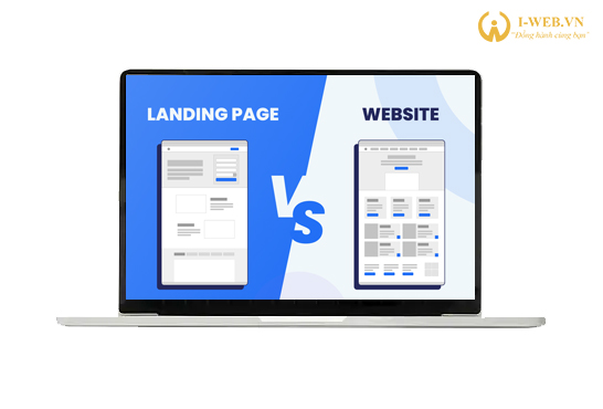 So sánh landing page và website