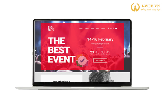 THIẾT KẾ LANDING PAGE SỰ KIỆN