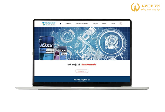 THIẾT KẾ WEB DẦU NHỚT