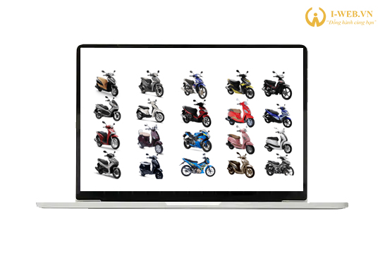 Thiết kế website cho thuê xe máy