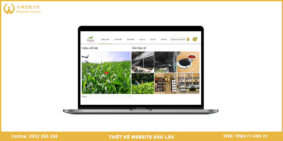 Bảng giá thiết kế web daklak