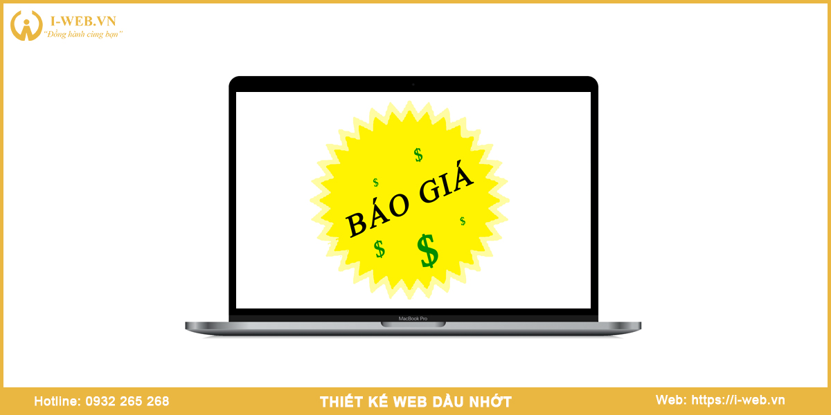 Bảng giá thiết kế web dầu nhớt