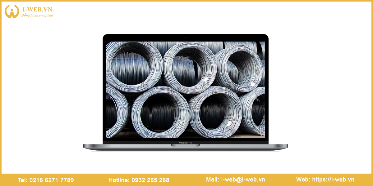 Bảng giá thiết kế web sắt thép