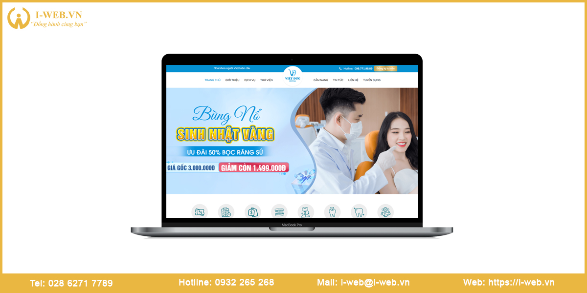 Chi phí thiết kế web y tế