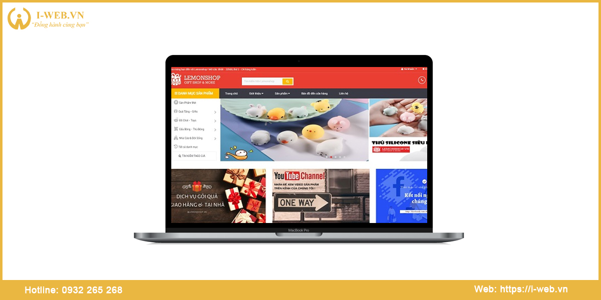 Bảng giá thiết kế web đồ lưu niệm