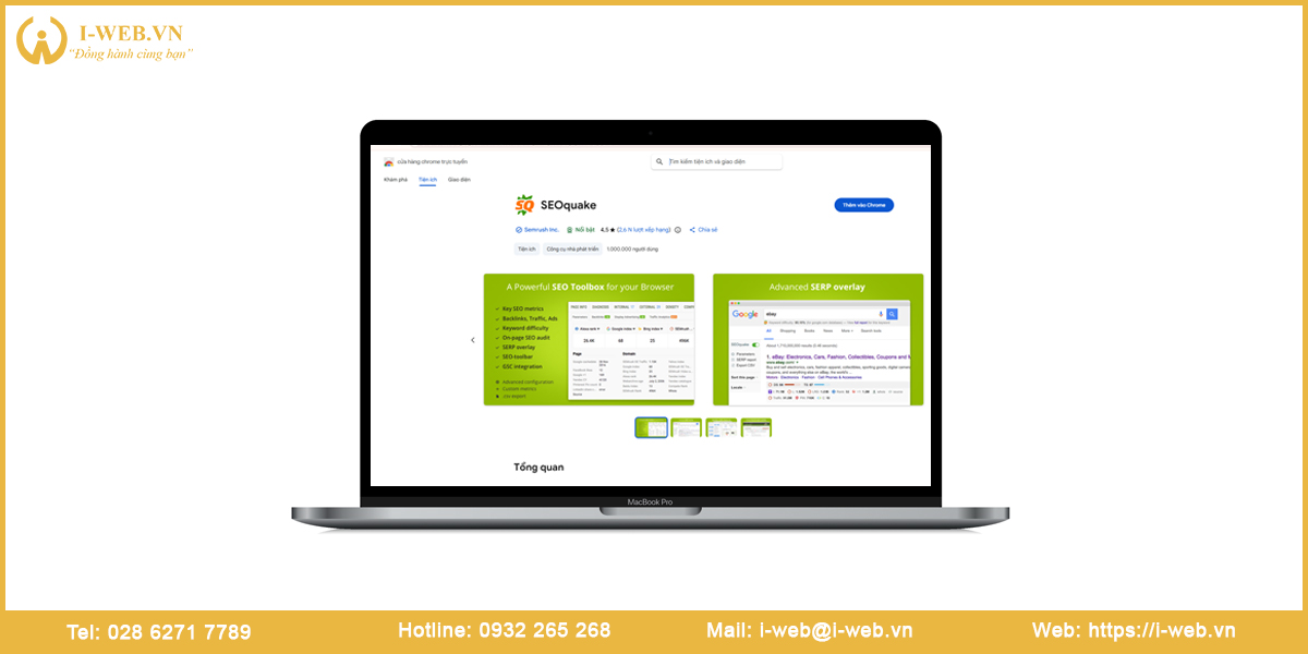 Cài đặt seoquake