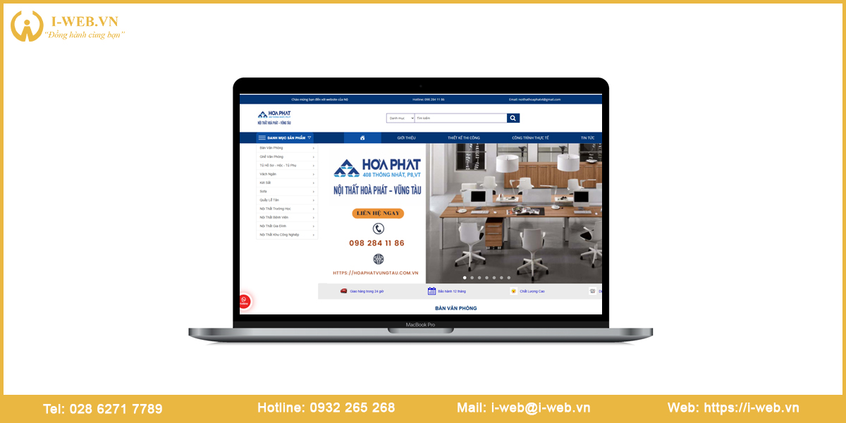 Chăm sóc web hòa phát vũng tàu