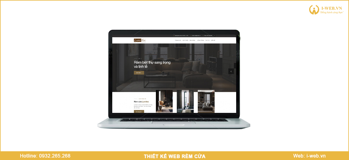 Dịch vụ thiết kế web rèm cửa