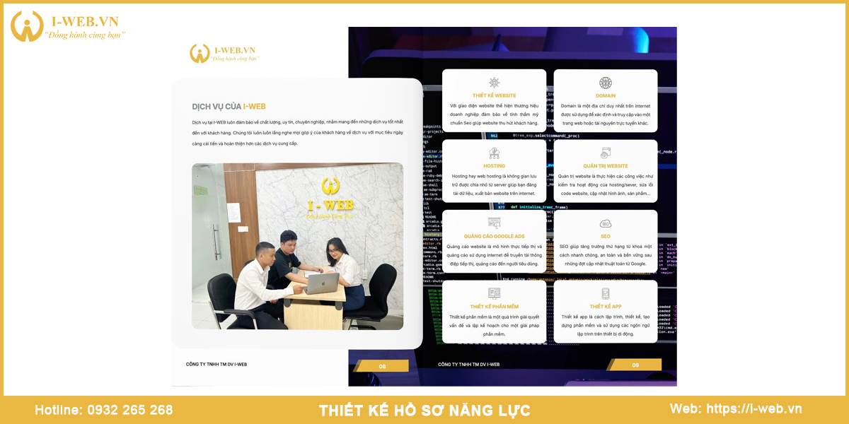 Dịch vụ thiết kế hồ sơ năng lực