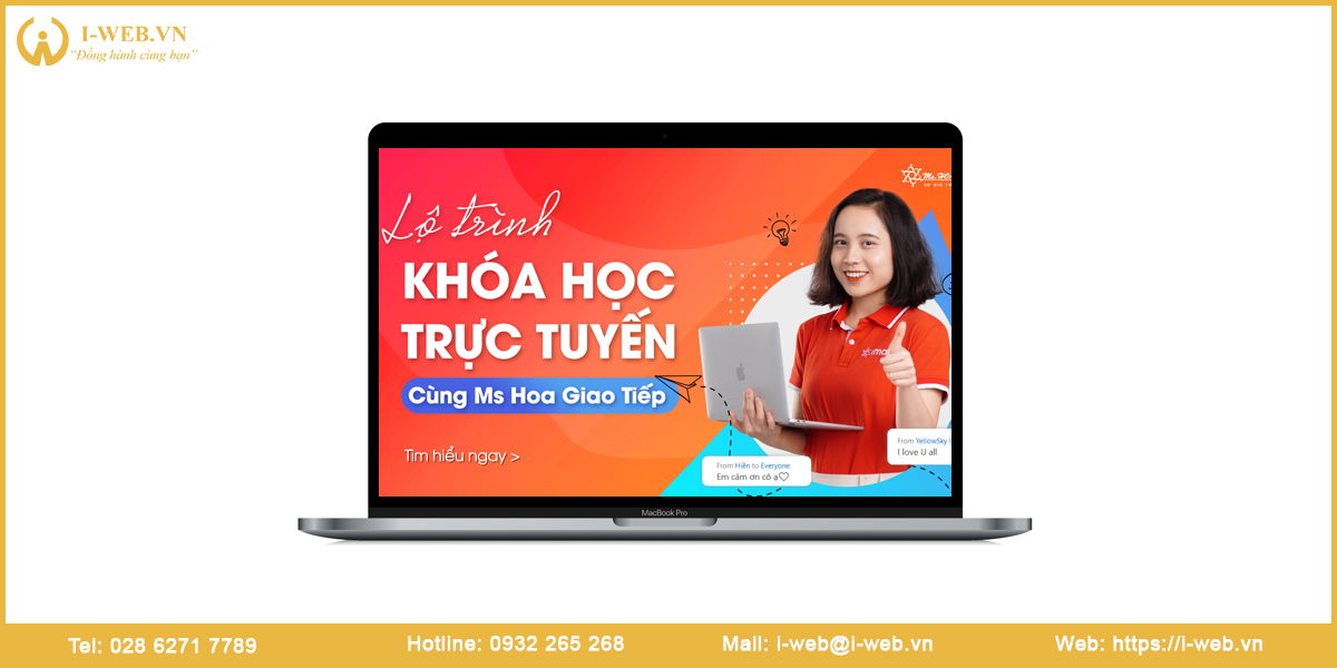 Dịch vụ thiết kế landing page khóa học