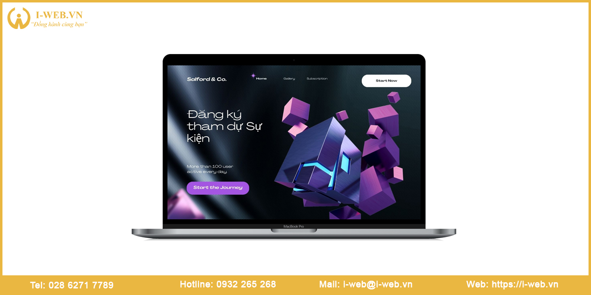 Dịch vụ thiết kế landing page sự kiện