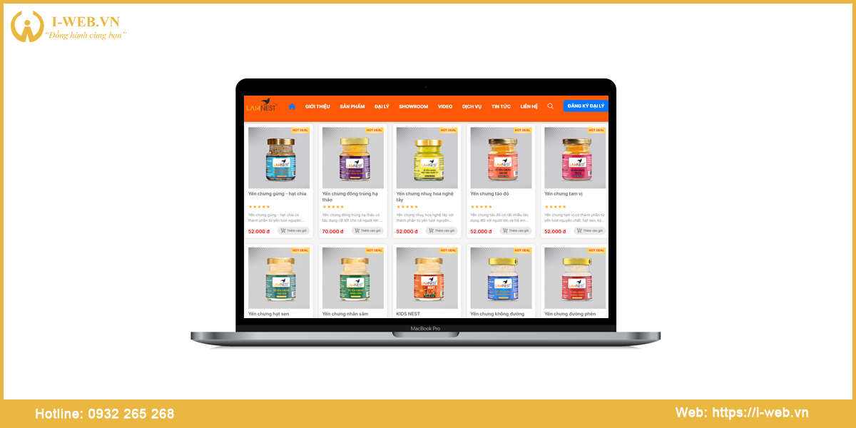 Dịch vụ thiết kế web bán hàng