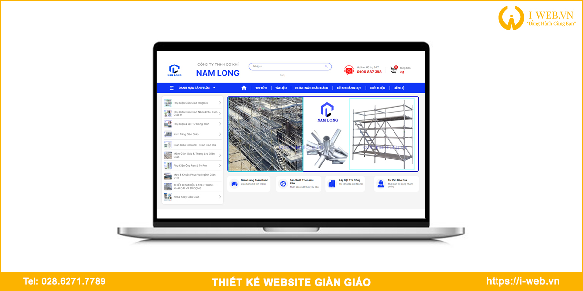 Dịch vụ thiết kế web giàn giáo