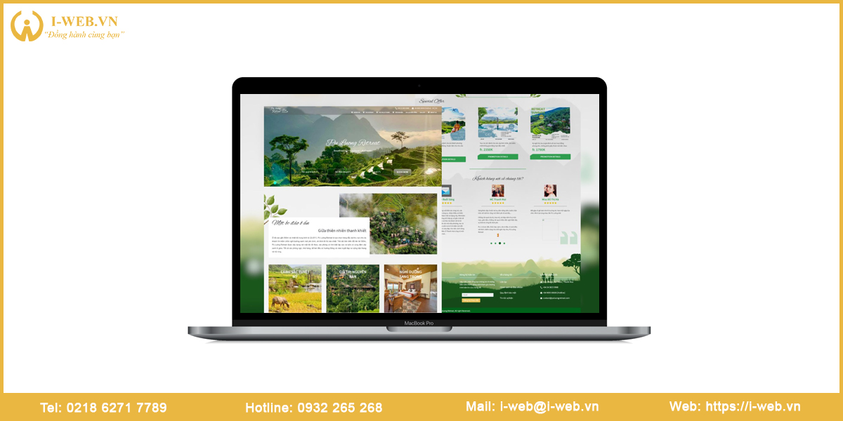 Dịch vụ thiết kế web homestay