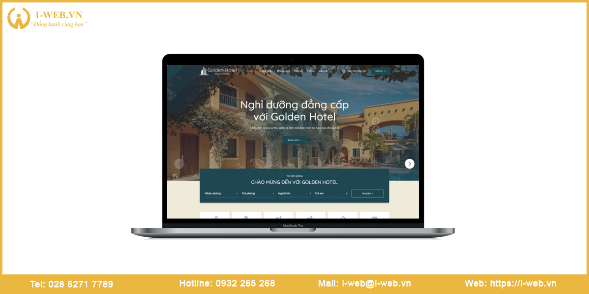 Dịch vụ thiết kế web khách sạn