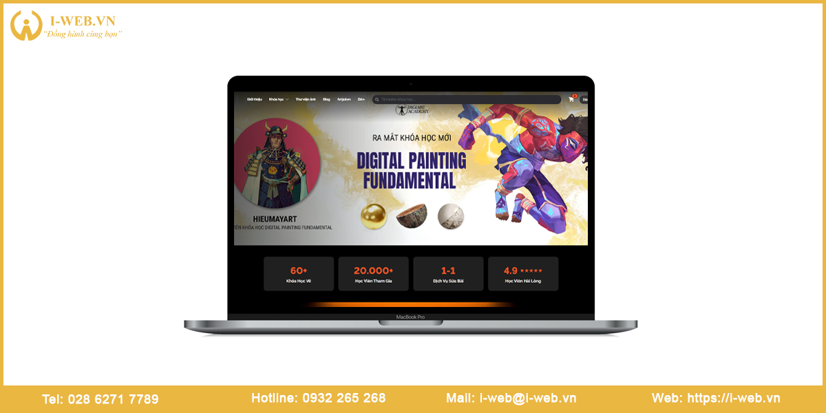 Dự án thiết kế web Digiart