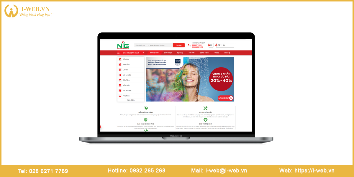 Dự án thiết kế web Nguyễn Gia