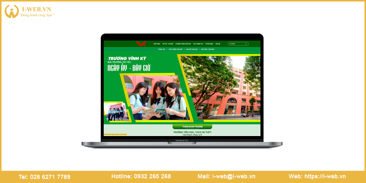 Dự án thiết kế web trường Trương Vĩnh Ký