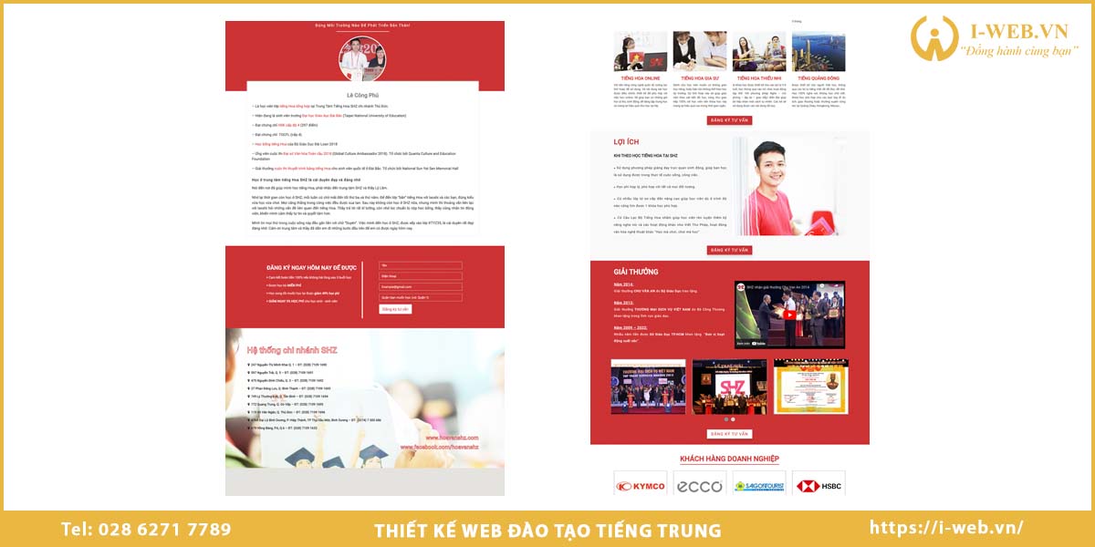 Dự án web tiếng Trung