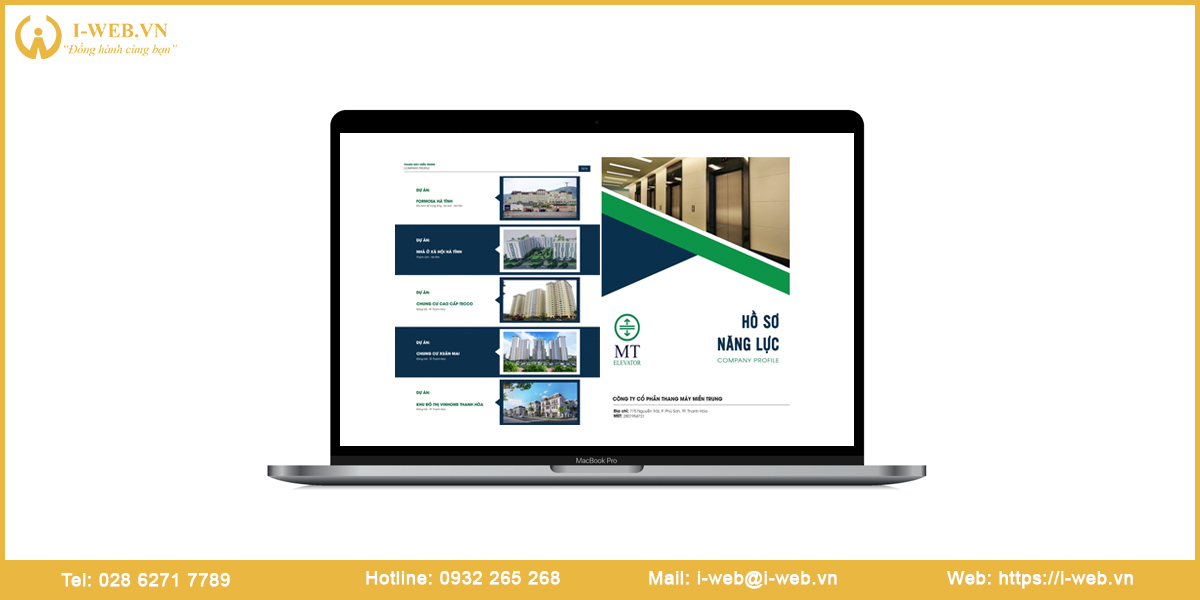 Lợi ích thiết kế hồ sơ năng lực thang máy