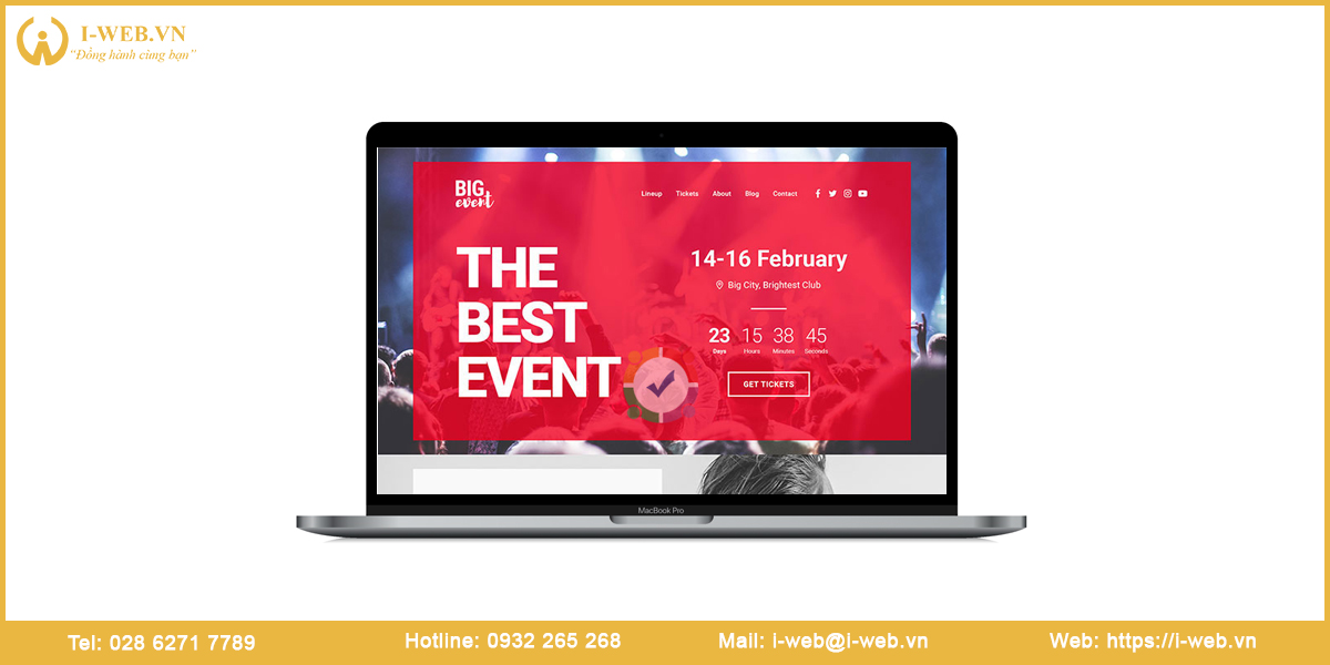 Lợi ích thiết kế landing page sự kiện