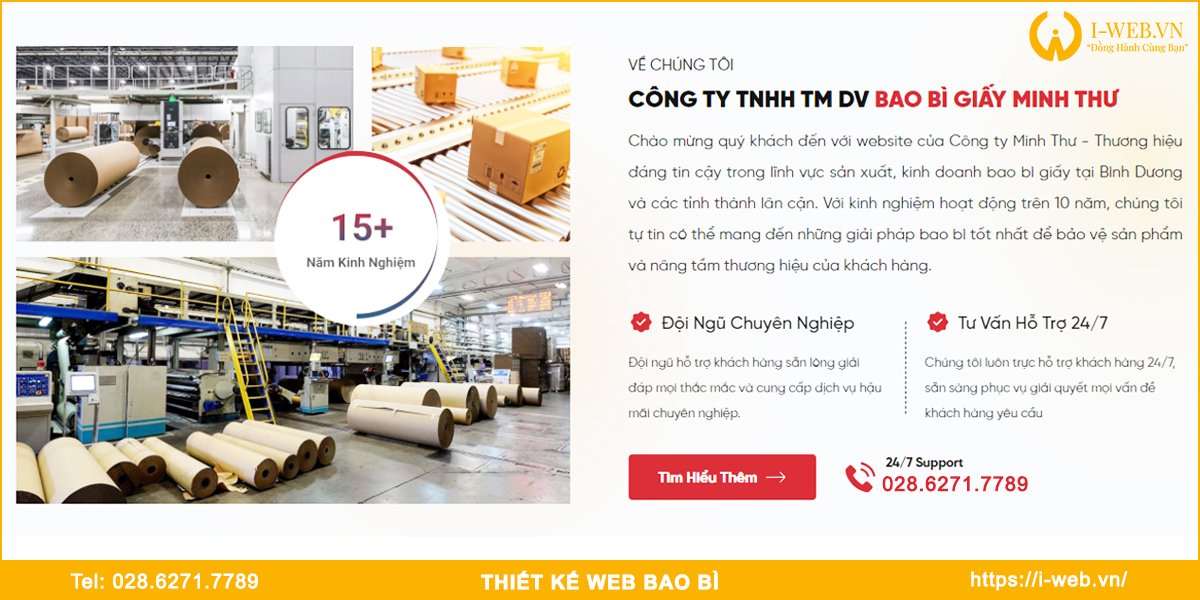 Lợi ích thiết kế web bao bì