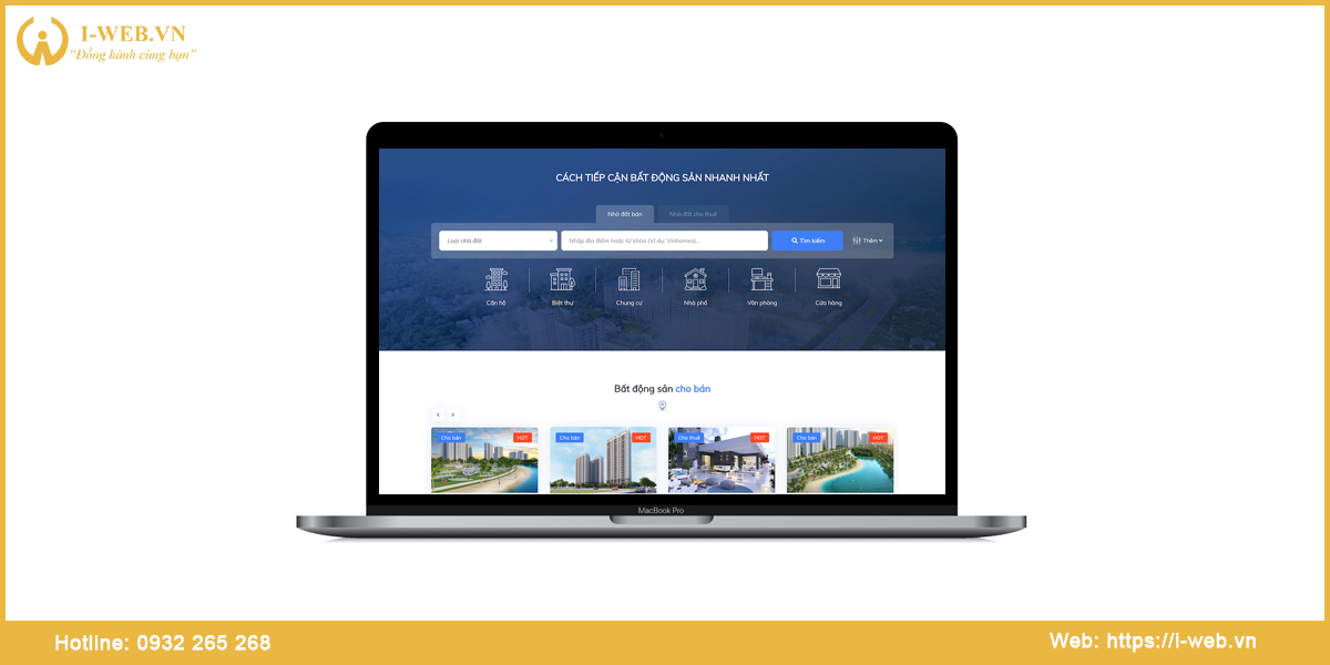 Lợi ích thiết kế web bất động sản