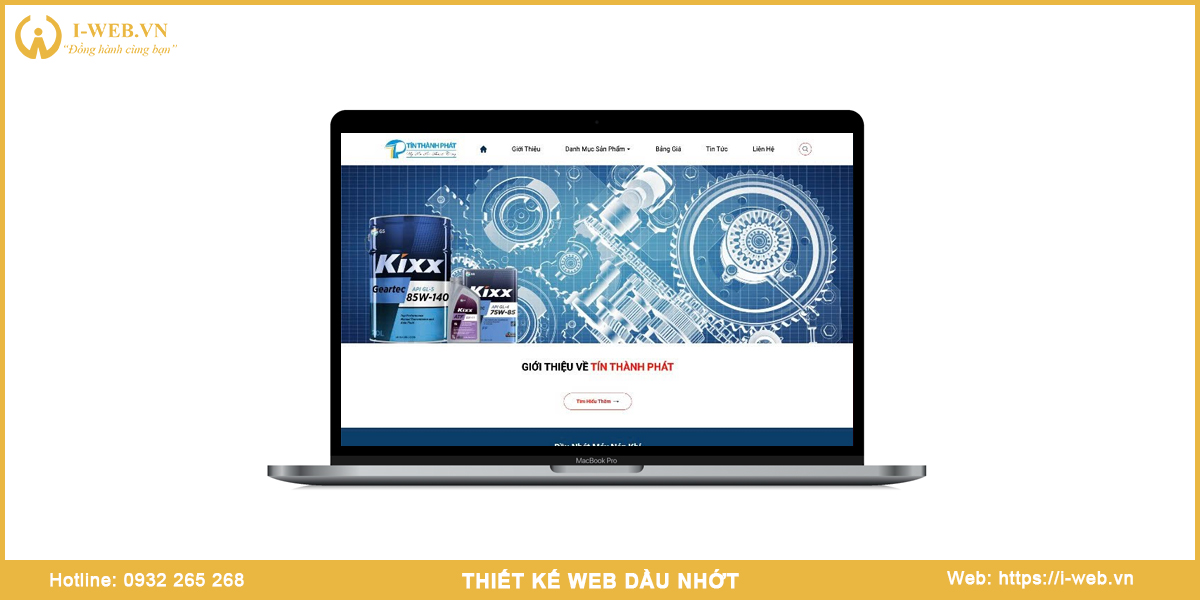 Lợi ích thiết kế web dầu nhớt