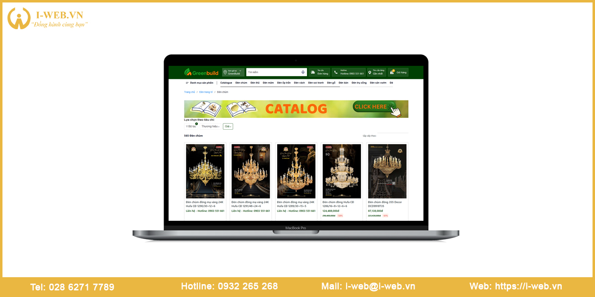 Lợi ích thiết kế web đèn trang trí