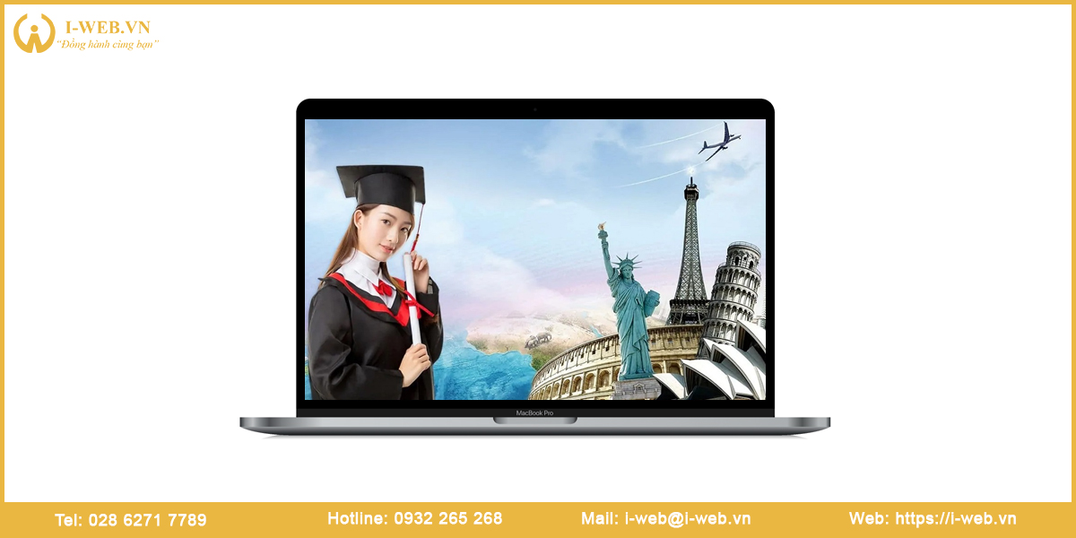 Lợi ích thiết kế web du học