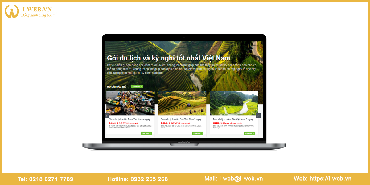 Lợi ích thiết kế web du lịch