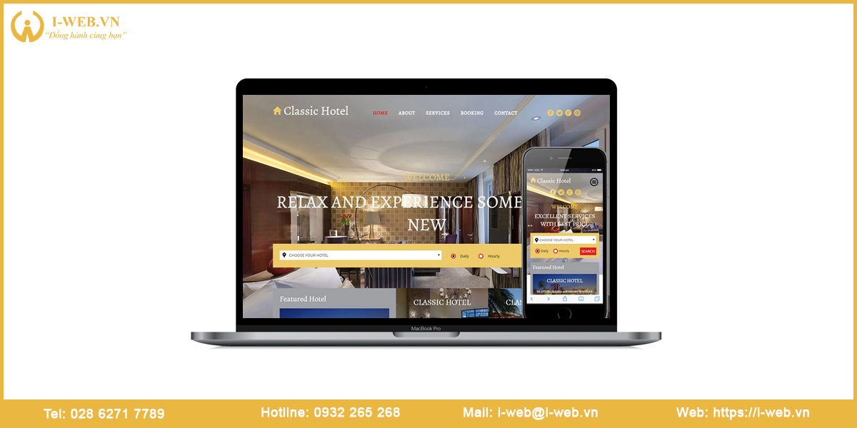 Lợi ích khi thiết kế web khách sạn