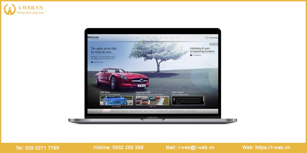 Lợi ích thiết kế web ô tô