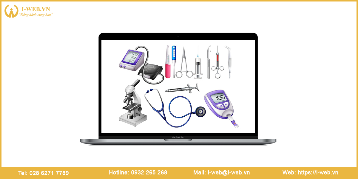 Lợi ích thiết kế web thiết bị y tế