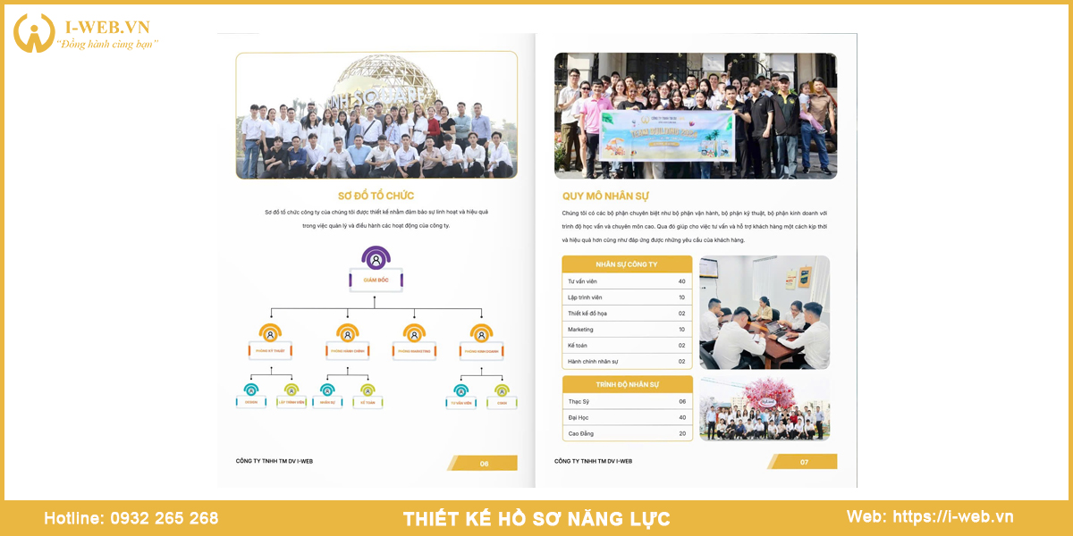 Những lưu ý khi thiết kế hồ sơ năng lực