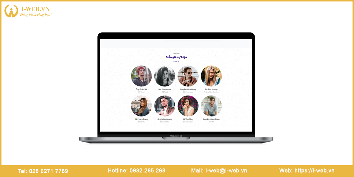 Lưu ý thiết kế landing page sự kiện