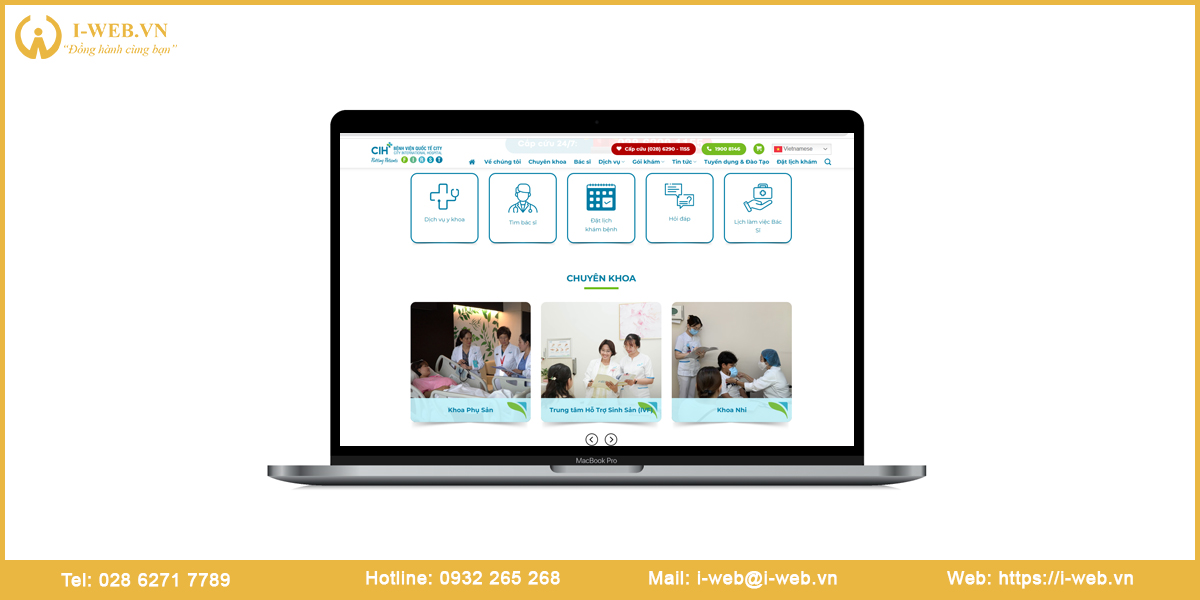 Lưu ý thiết kế website bệnh viện