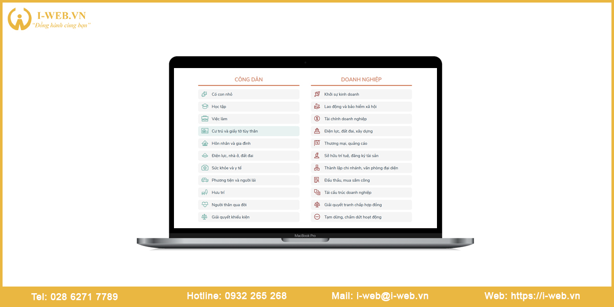 Lưu ý thiết kế website cơ quan