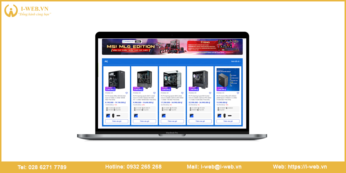 Lưu ý thiết kế web công nghệ