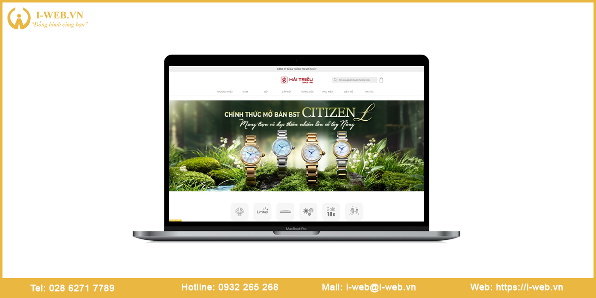 Lưu ý thiết kế web đồng hồ