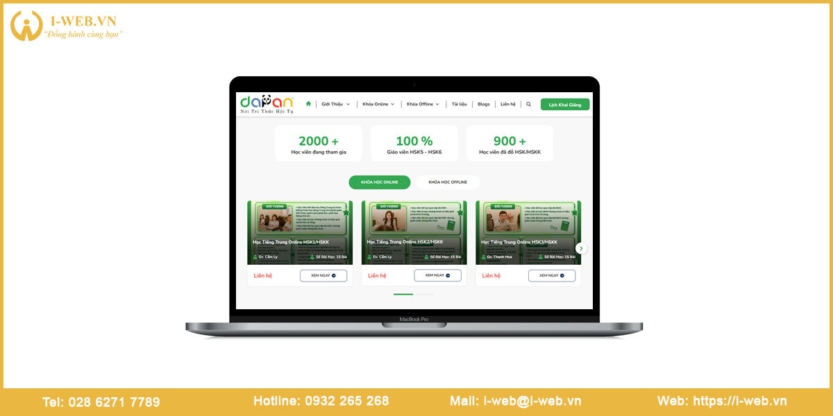 Lưu ý thiết kế web giáo dục đào tạo