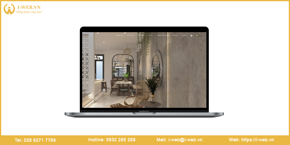 Lưu ý thiết kế website giấy dán tường