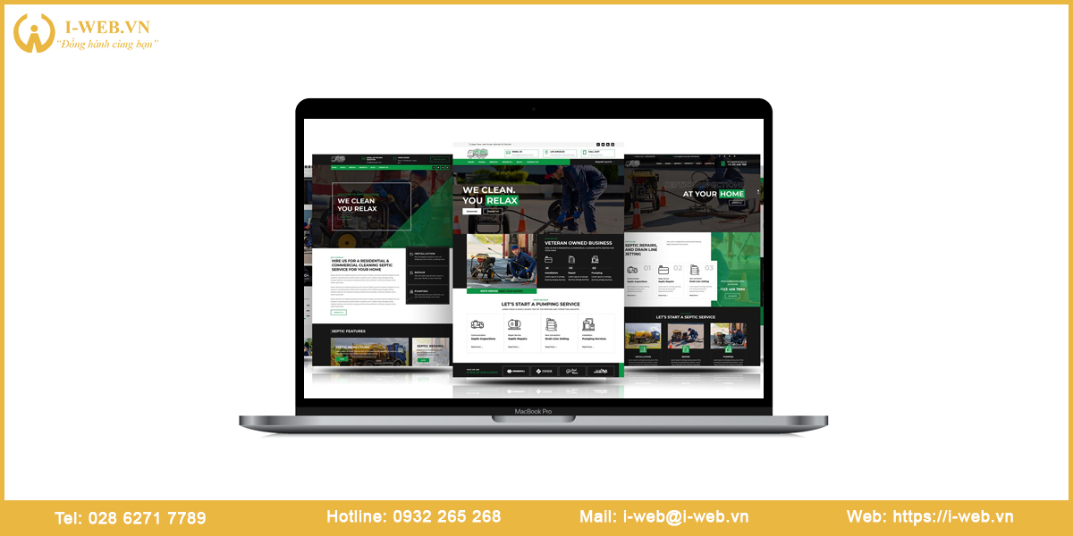 Lưu ý khi thiết kế web hút hầm cầu