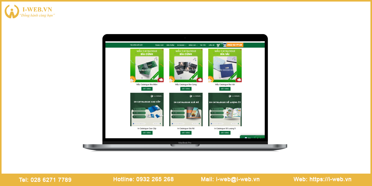 Lưu ý thiết kế website in ấn