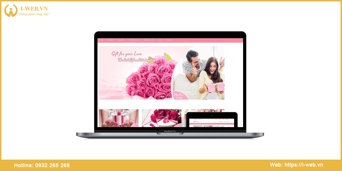 Lưu ý thiết kế web quà tặng