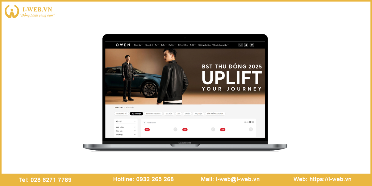 Lưu ý thiết kế web thời trang