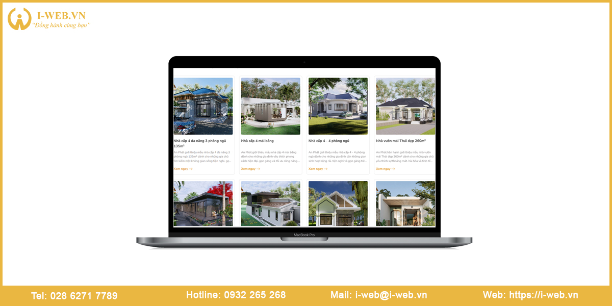 Lưu ý thiết kế web xây dựng