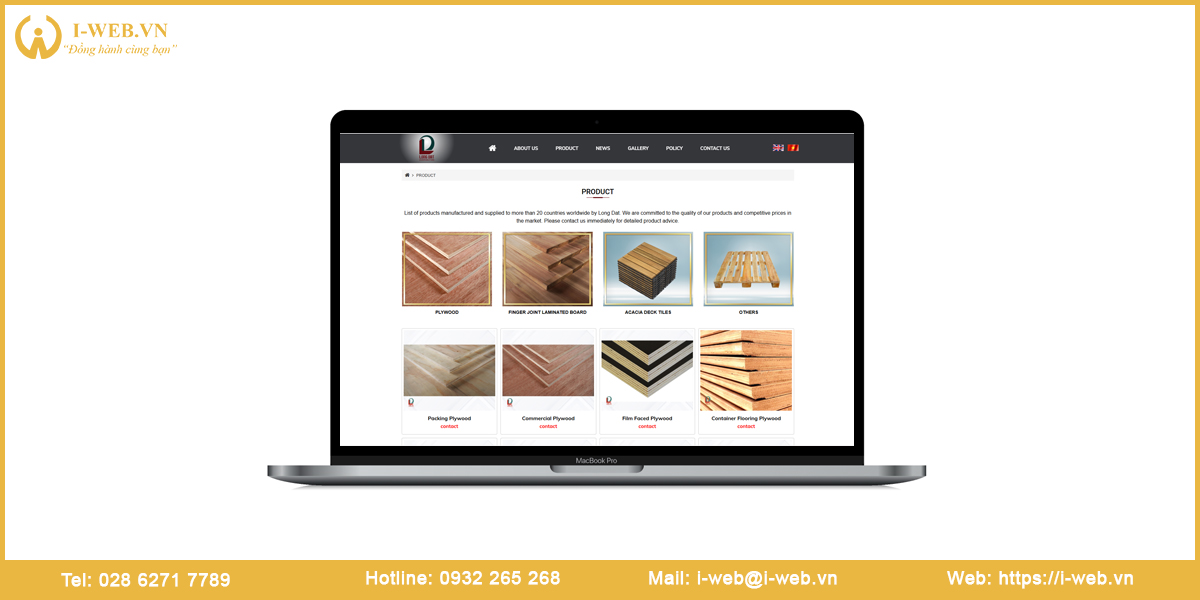 Lưu ý thiết kế web xuất nhập khẩu