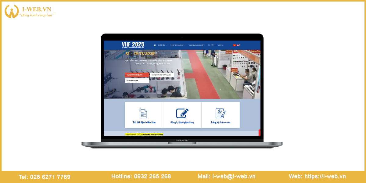 Lưu ý thiết kế website hội chợ