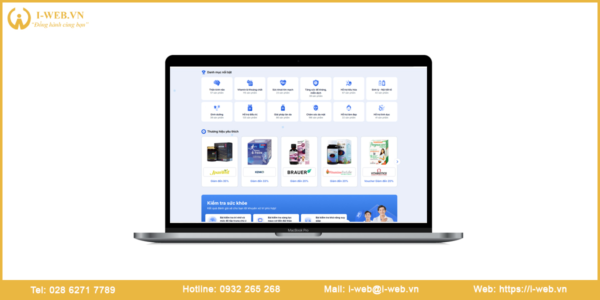 Lưu ý thiết kế web y tế